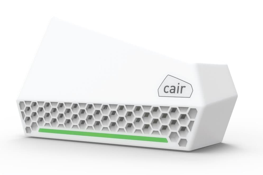 Nuwave Cair - Den smarte luftkvalitetsmonitor - VOC-sensor, partikelsensor, temperatur og fugtighed