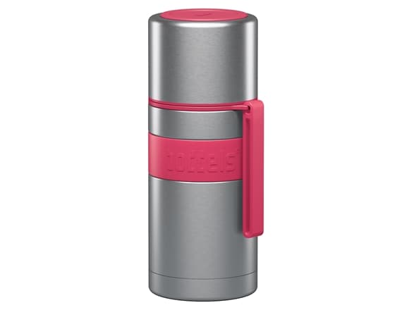 Boddels HEET Vacuum flask with cup Raspberry red, Capacity 0.35 L, Diameter 7.2 cm, Bisphenol A (BPA) free