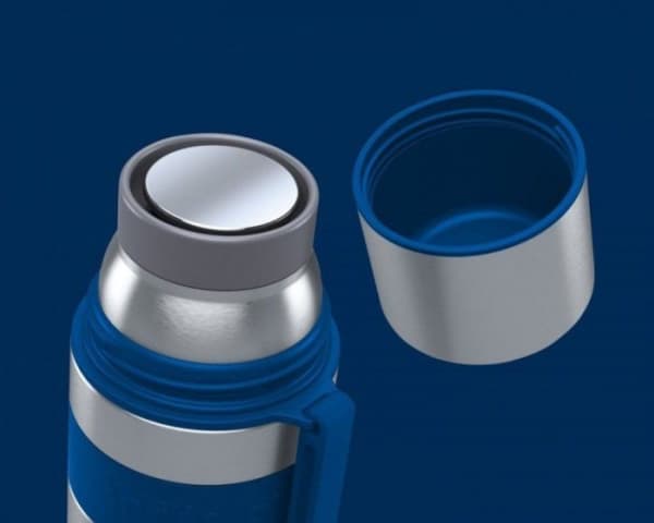 Boddels HEET Vacuum flask with cup Night blue, Capacity 0.35 L, Diameter 7.2 cm, Bisphenol A (BPA) free