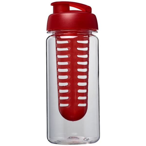 H2O Octave Tritan 600 ml fliplockflaska och infusionsflaska