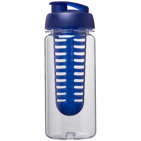 H2O Octave Tritan 600 ml fliplockflaska och infusionsflaska