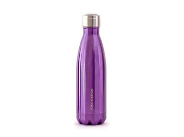 Gertuve Yoko Design Isothermal Bottle 500 ml, Shiny violetine