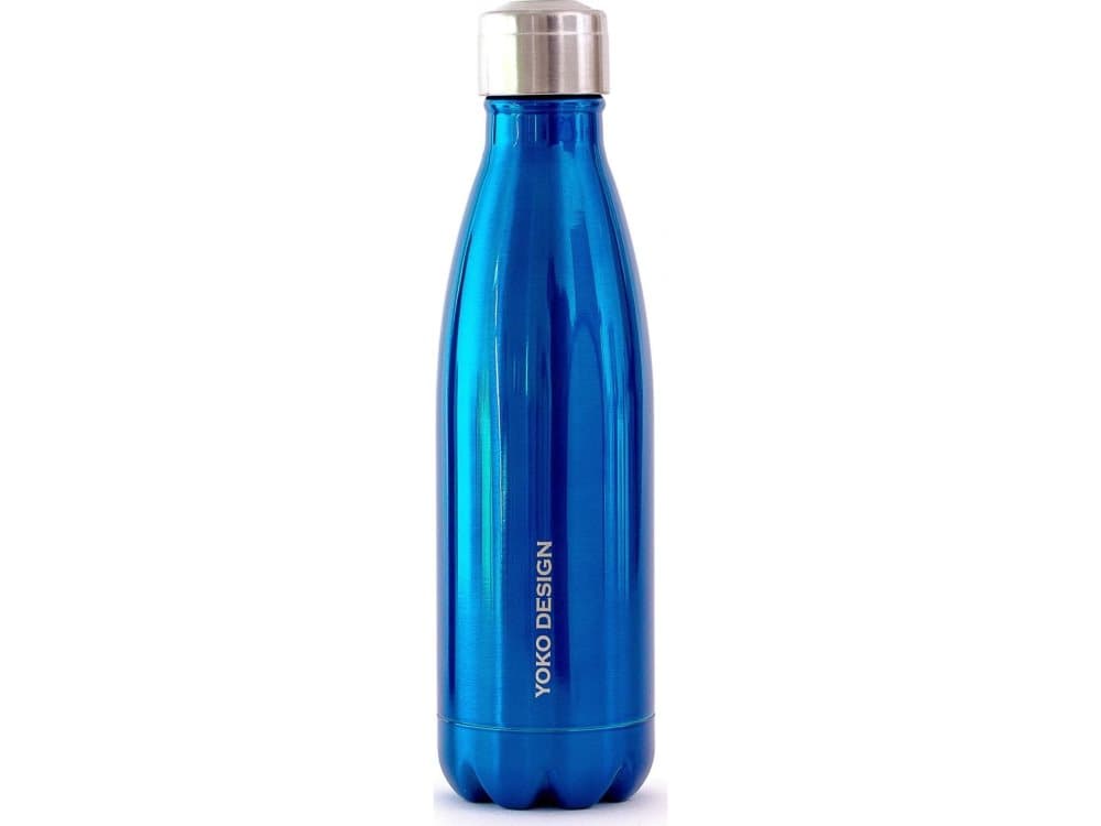 Yoko Design Isothermal Bottle 500 ml, Shiny blue