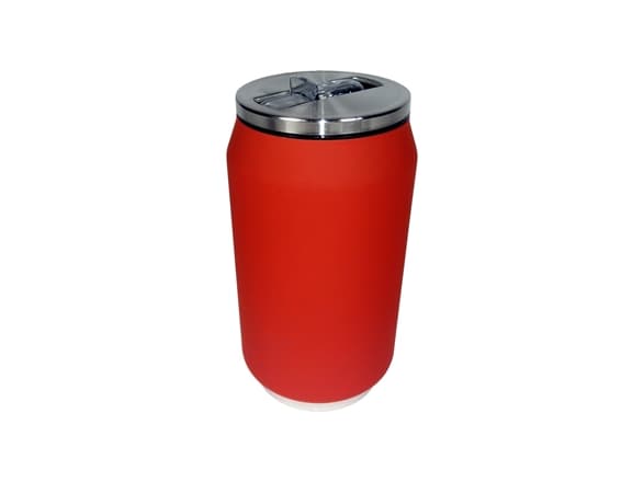 Yoko Design 1290-7673R izoterminis puodelis 280ml, Nerudijantis plienas, Soft touch red