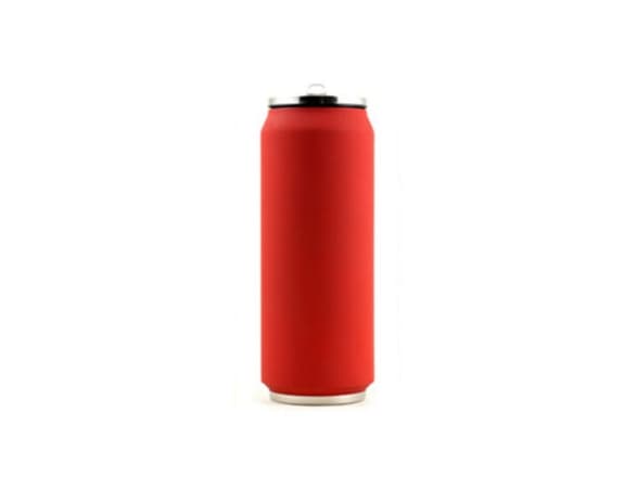 Yoko Design Isotherm Tin Can 500 ml, Soft touch red