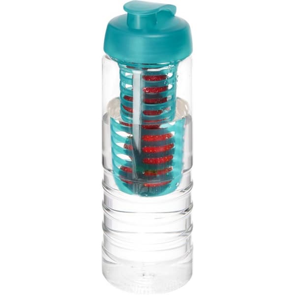 H2O Treble Flip Lid Bottle And Infuser