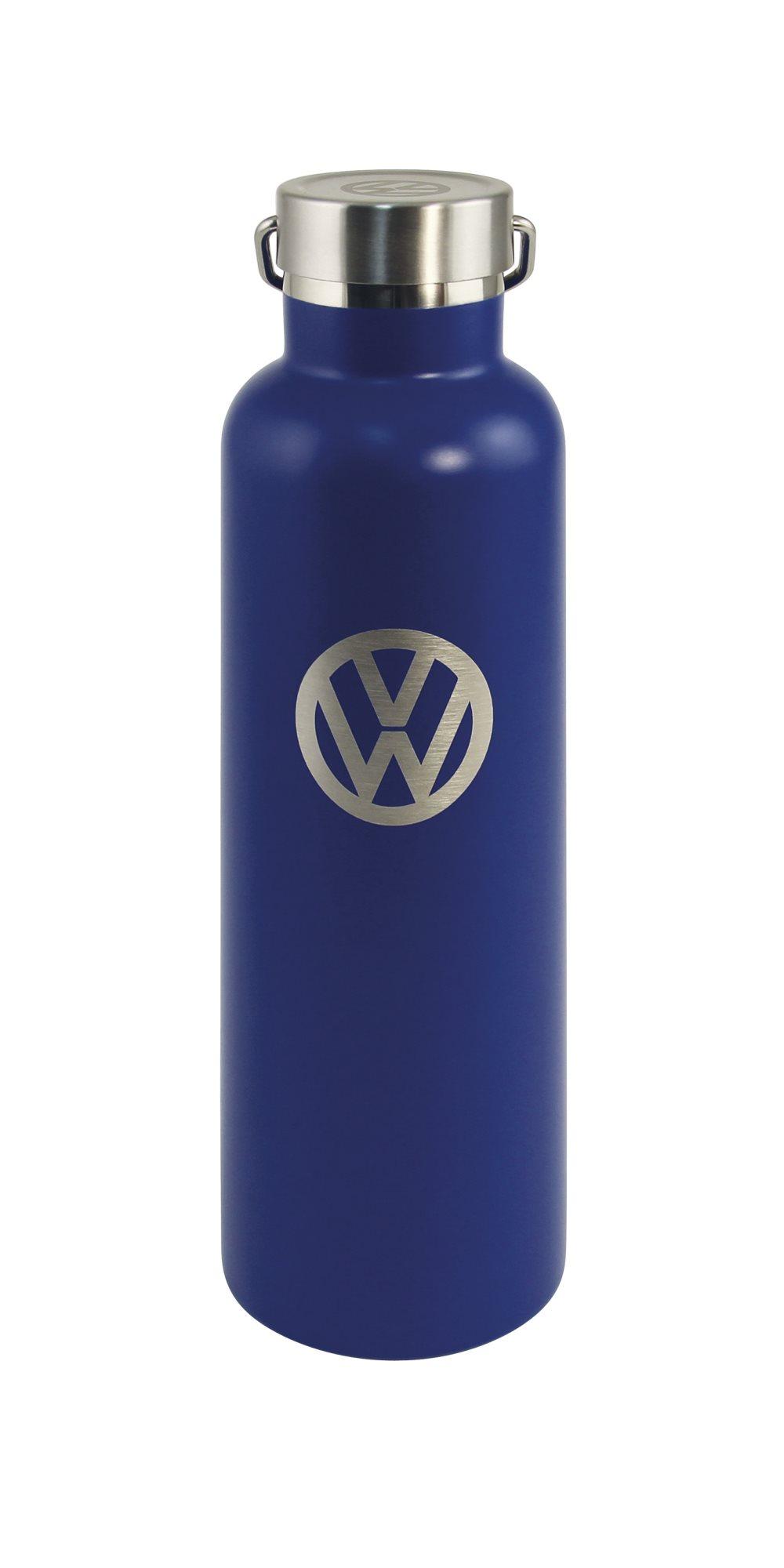 BRISA VW Collection - Volkswagen Bus T1 Camper Van Transporter Vakuumisoleret rustfrit stål termisk drikkeflaske (Double-Walled/735ml/Blue)
