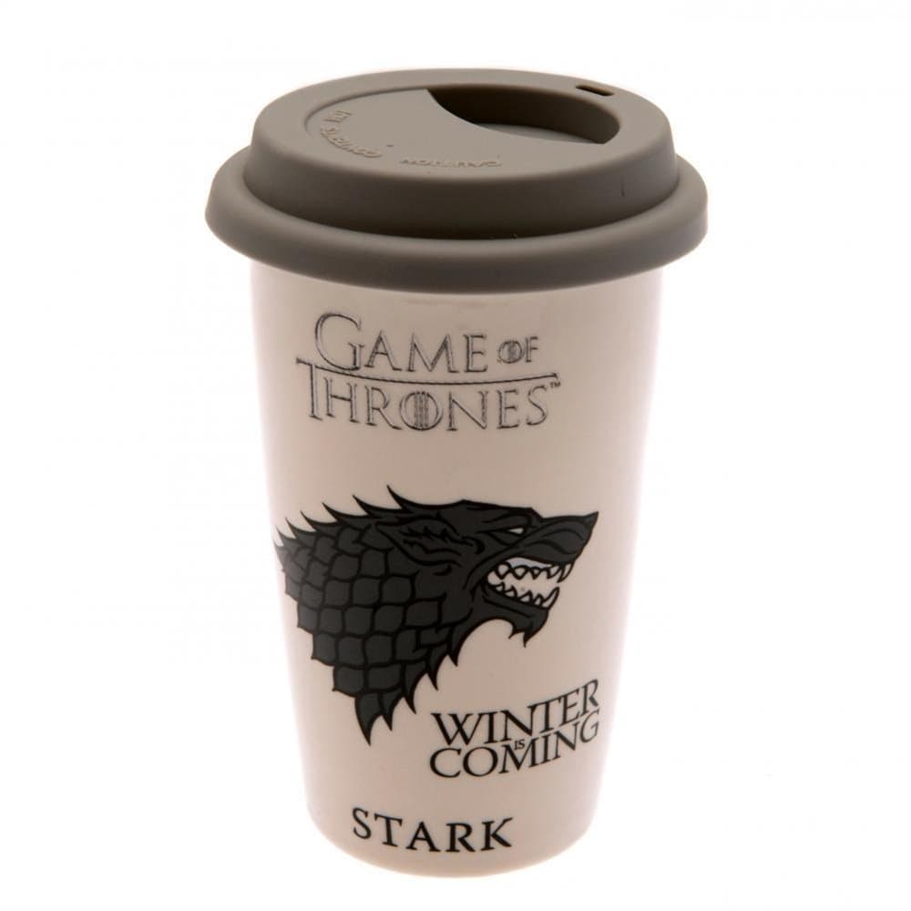 Game Of Thrones Ceramic Stark Travel Mug