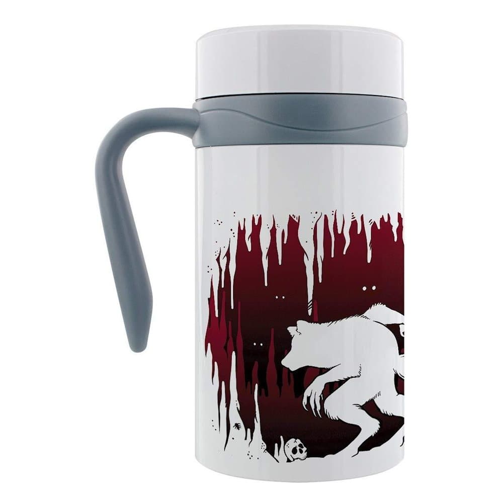 Grindstore Lone Wolf Thermal Travel Mug With Handle