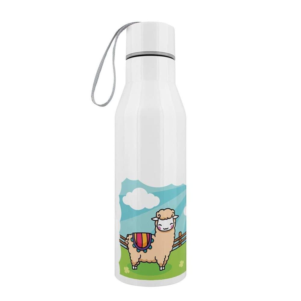Grindstore Happy Llamas Stainless Steel Water Bottle