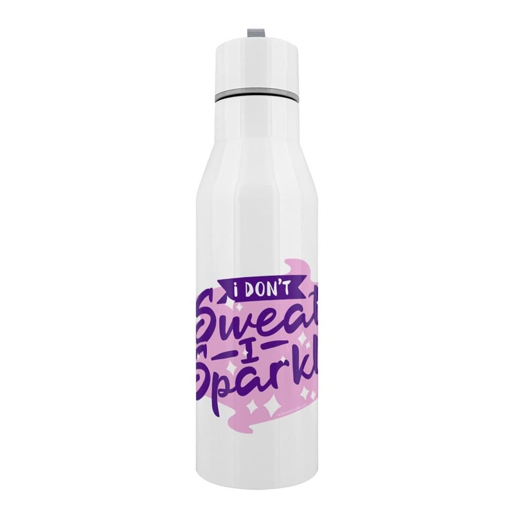 Grindstore I Don`t Sweat I Sparkle Stainless Steel Water Bottle