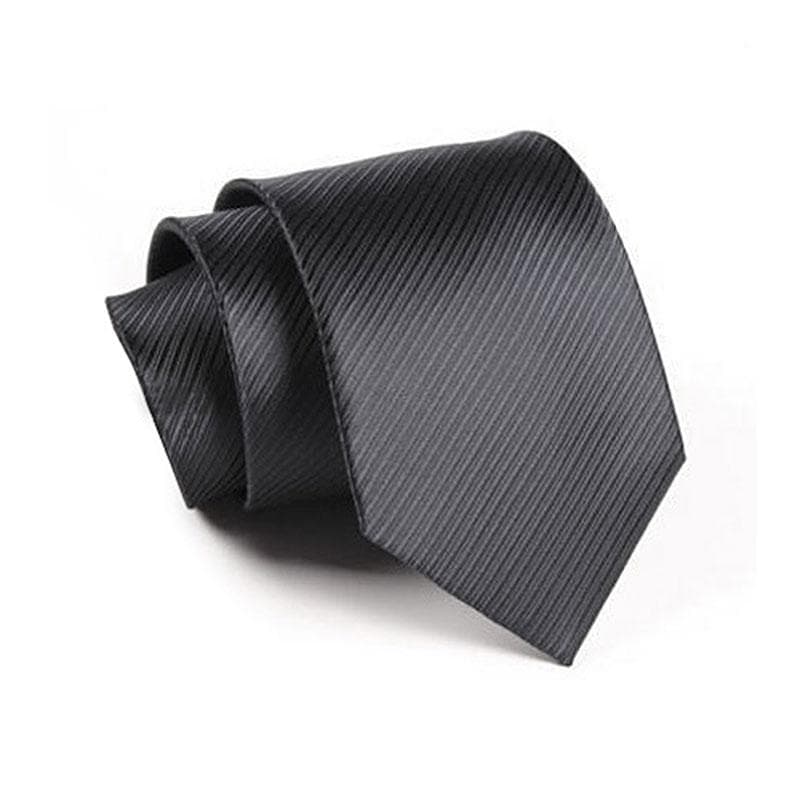 Smal modern slips i svart