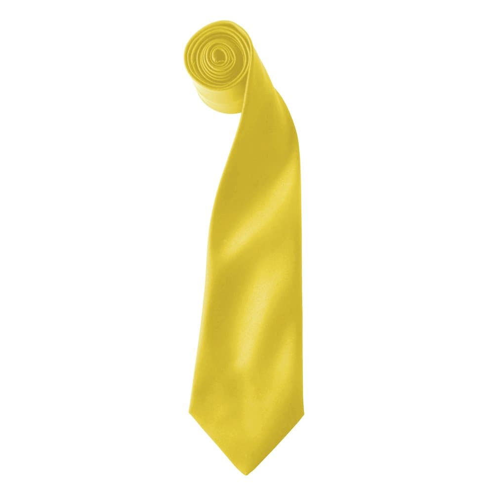 Premier Colours Mens Satin Clip Tie (Pack of 2)