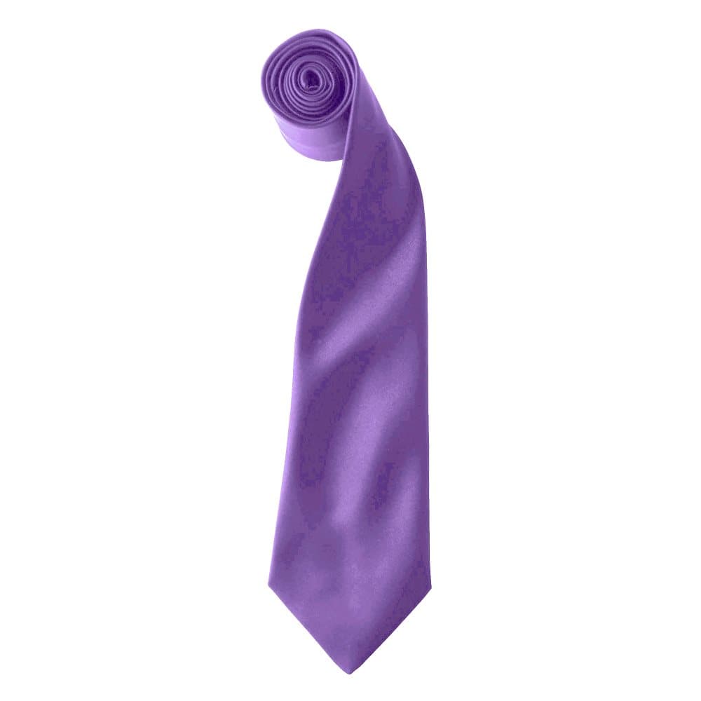 Premier Colours Mens Satin Clip Tie (Pack of 2)
