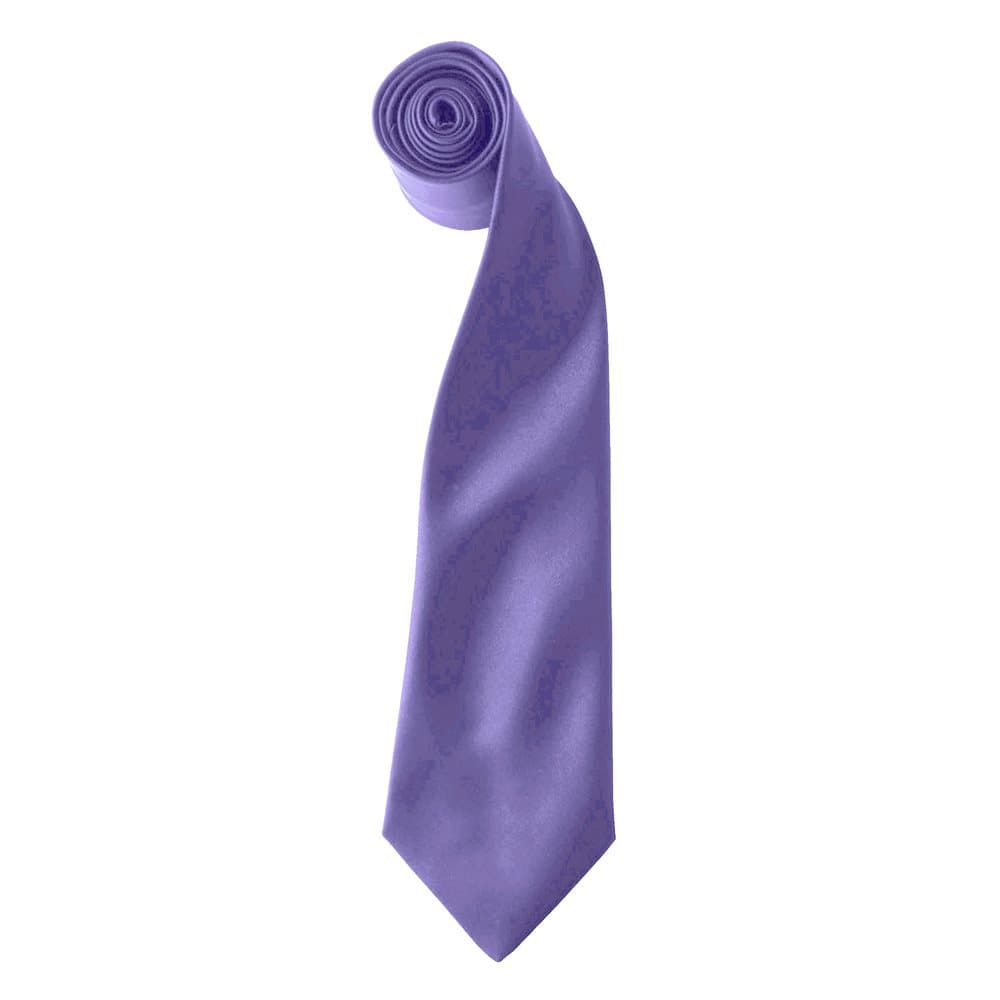 Premier Colours Mens Satin Clip Tie (Pack of 2)