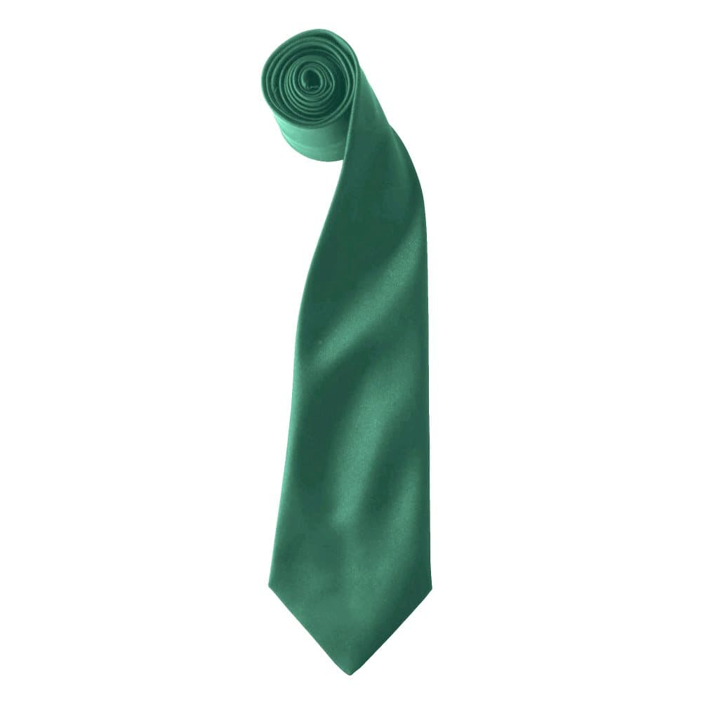 Premier Colours Mens Satin Clip Tie (Pack of 2)