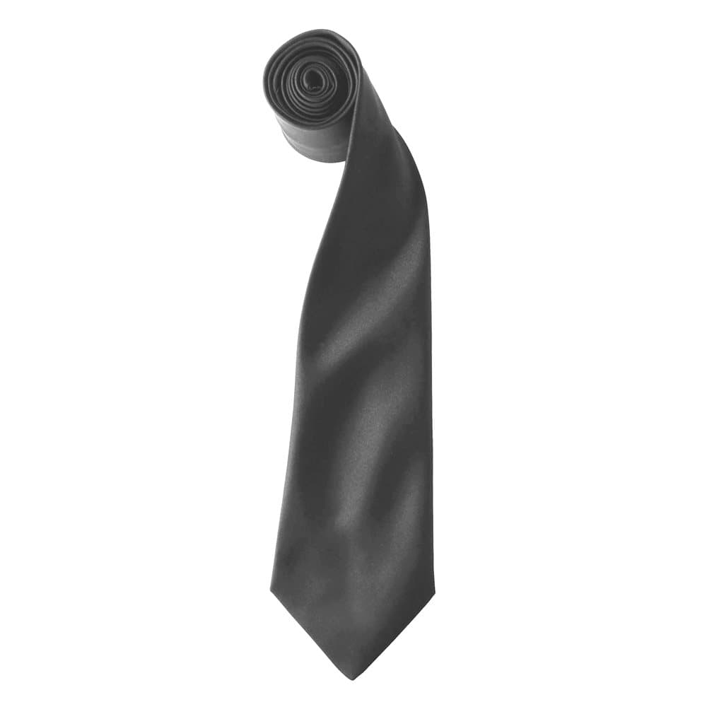 Premier Colours Mens Satin Clip Tie (Pack of 2)