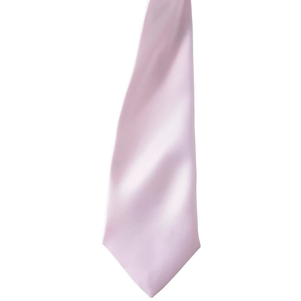 Premier Colours Mens Satin Clip Tie (Pack of 2)