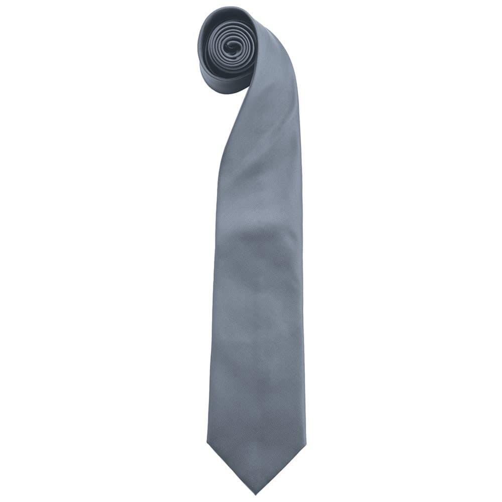 Premier Mens Fashion ”Colours” Work Clip On Tie (Pack of 2)