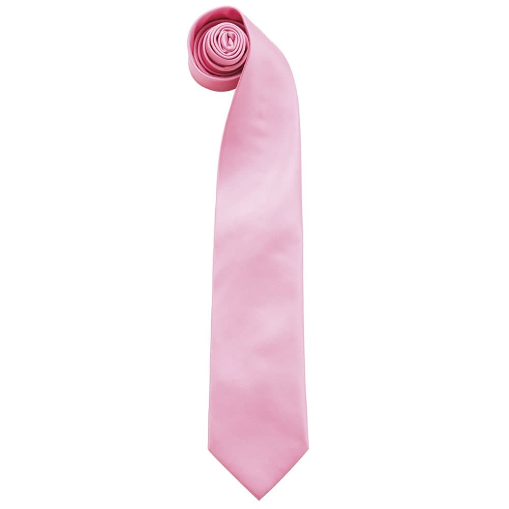Premier Mens Fashion ”Colours” Work Clip On Tie (Pack of 2)