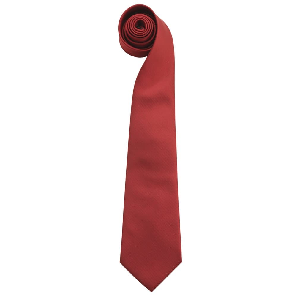 Premier Mens Fashion ”Colours” Work Clip On Tie (Pack of 2)