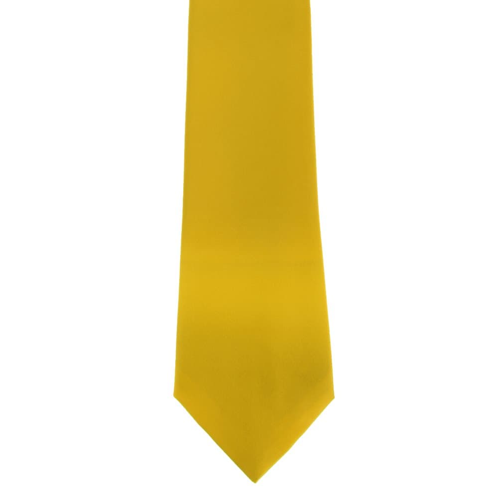 Premier Mens Plain Satin Tie (Narrow Blade) (Pack of 2)