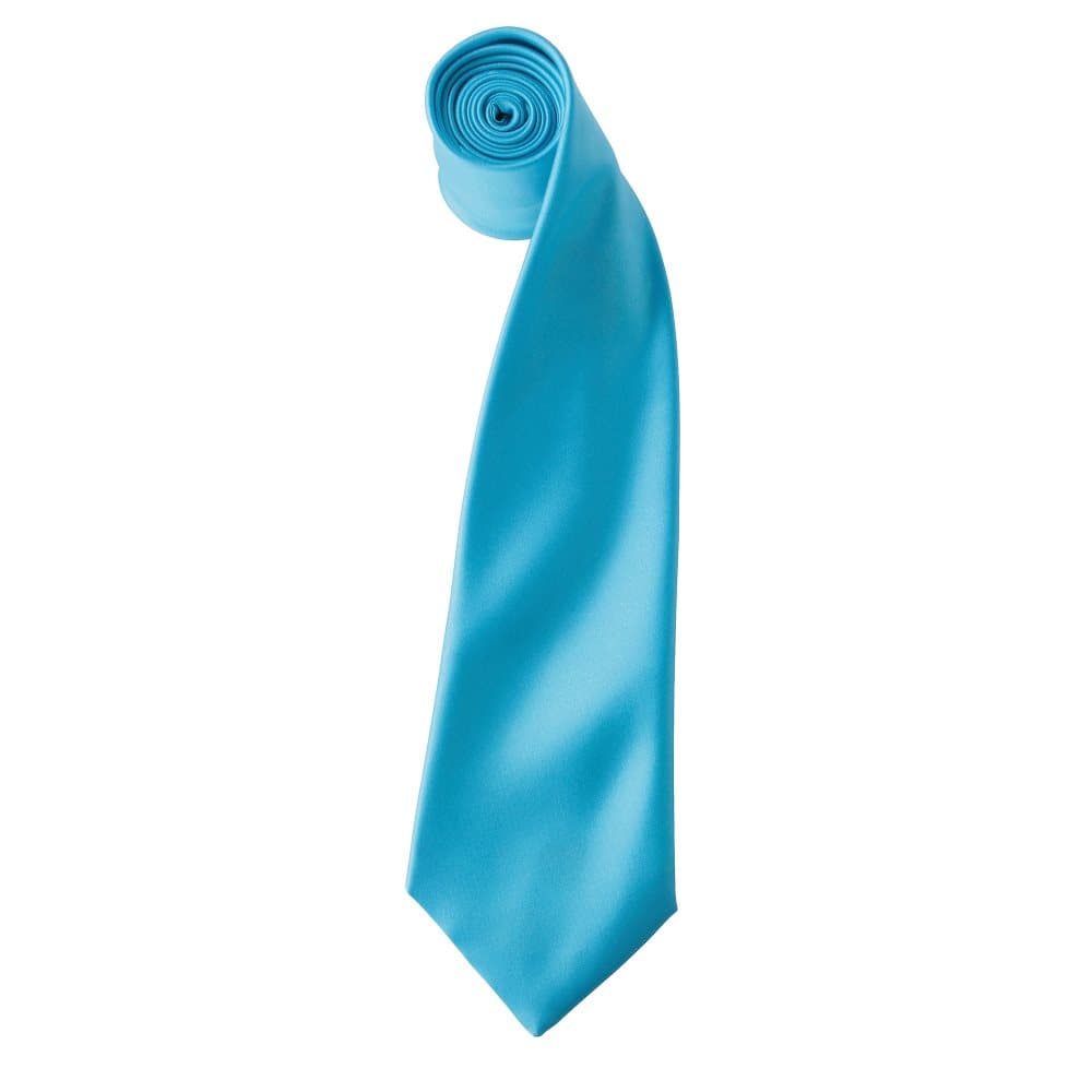 Premier Mens Plain Satin Tie (Narrow Blade)