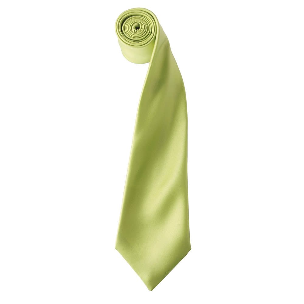 Premier Mens slät satin slips (smal blad)