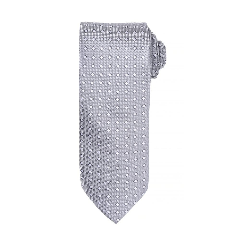 Premier Mens Square Pattern Formal Work Tie