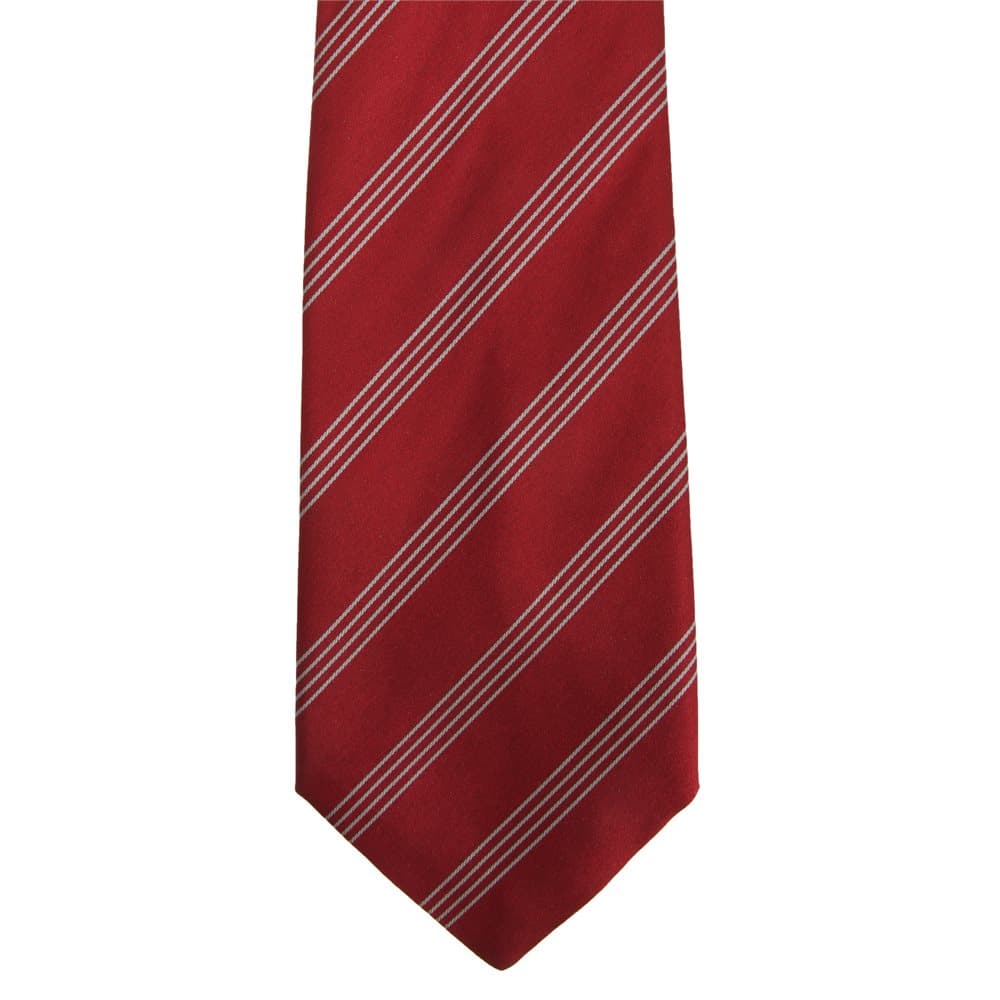 Premier Tie - Mens Four Stripe Work Tie (Pack of 2)