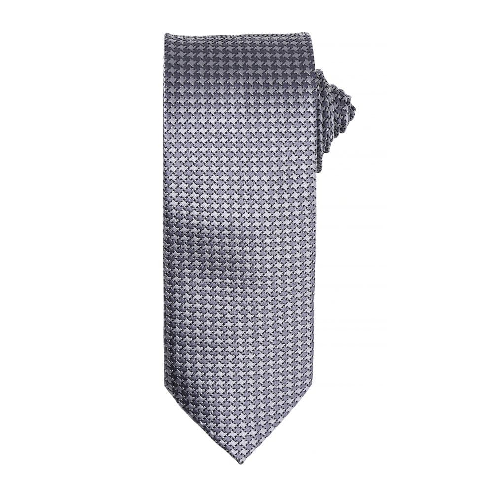 Premier Mens Puppy Tooth Formal Work Tie (Pack of 2)