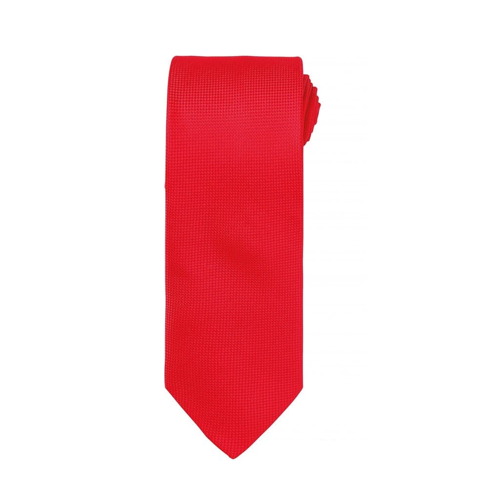 Premier Mens Micro Waffle Formal Work Tie (Pack of 2)