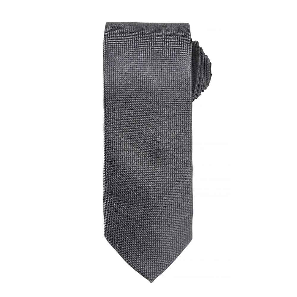 Premier Mens Micro Waffle Formal Work Tie (Pack of 2)