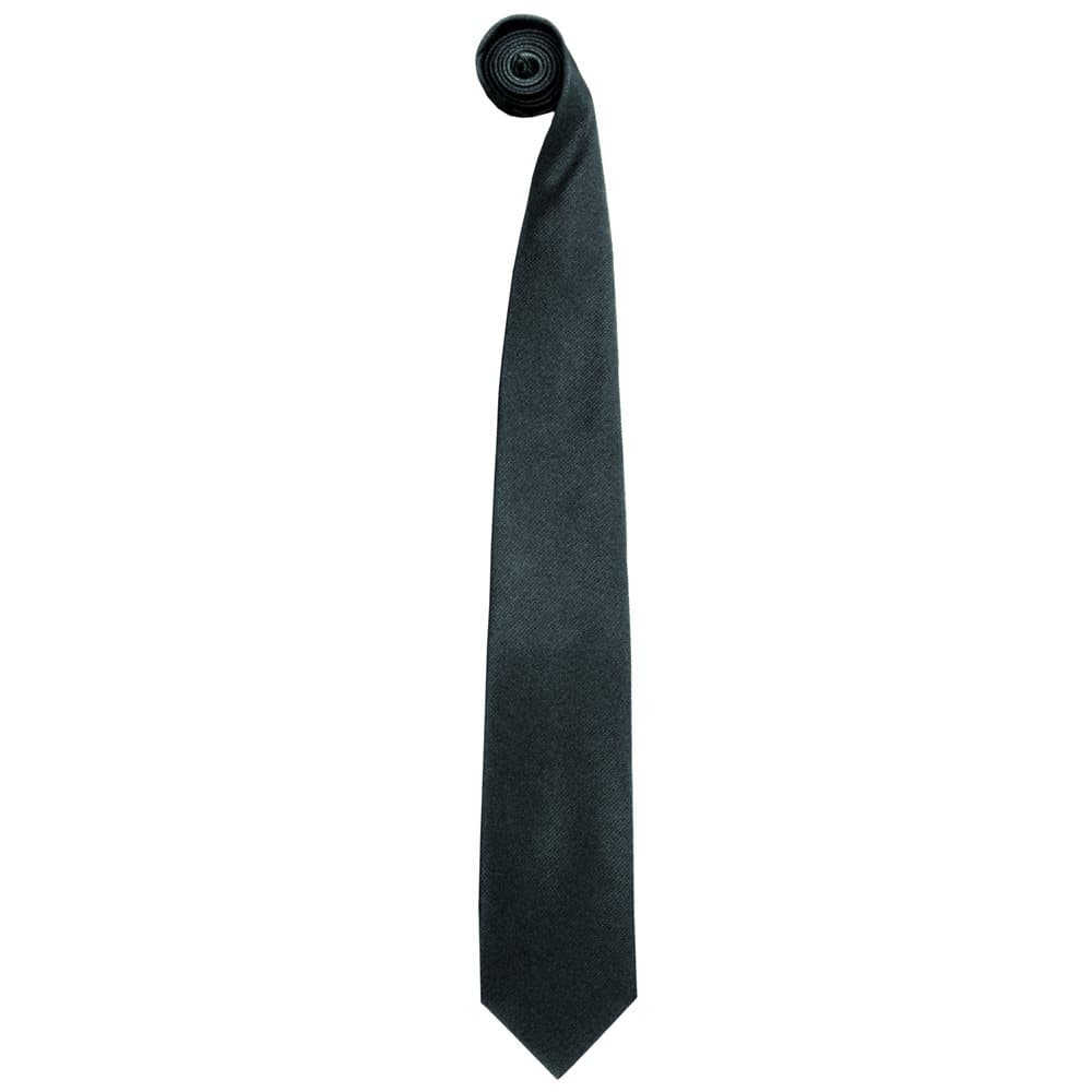 Premier Mens Premium Pure Silk Plain Work / Fashion Tie
