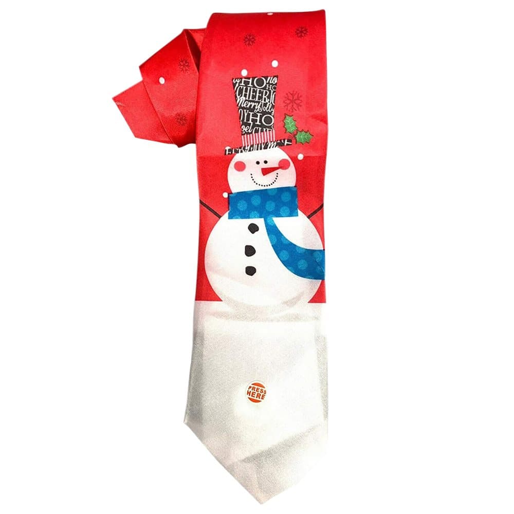 Christmas Shop Mens Musical Christmas Tie