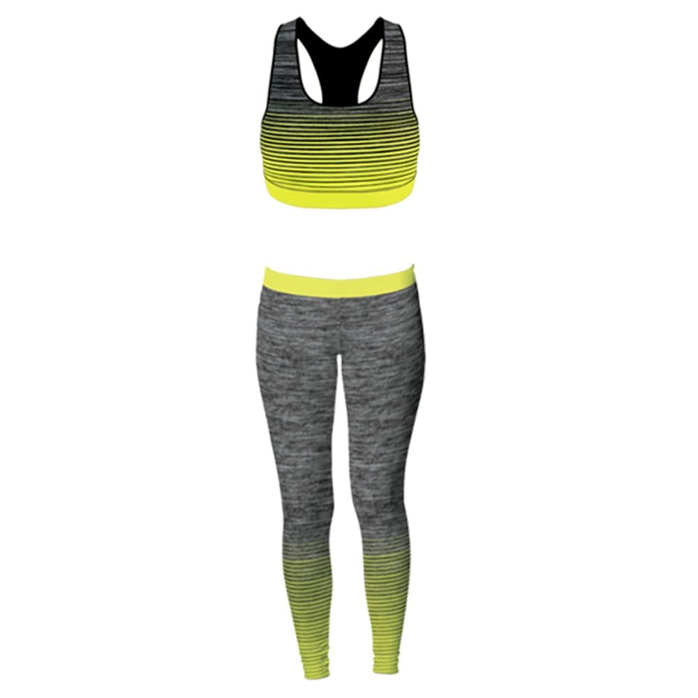 Sport Zone Womens/Ladies Crop Top And Leggings Set