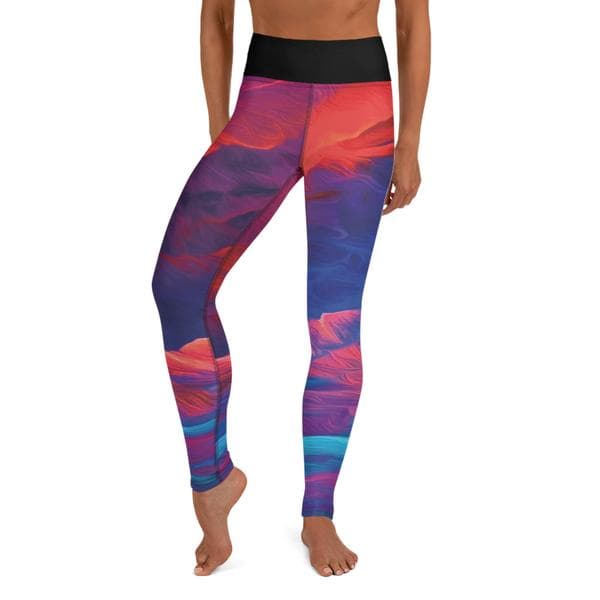 Leggings Tights Fitness - Sky
