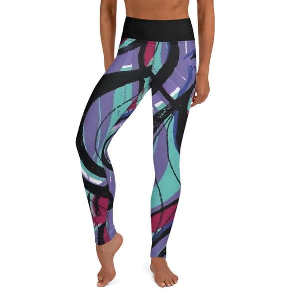 Leggings Tights Fitness - PurpleX