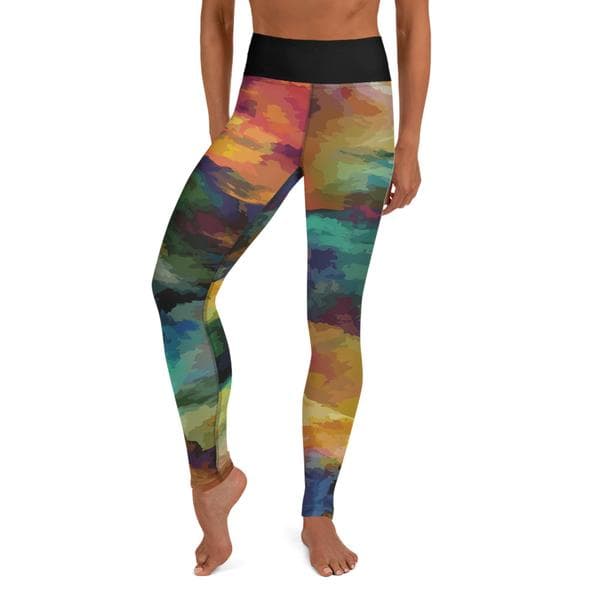Leggings Tights Fitness - Color Art
