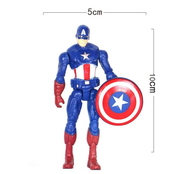 AVENGERS Superman, Batman, Hulken (6st /set) Superhjältar