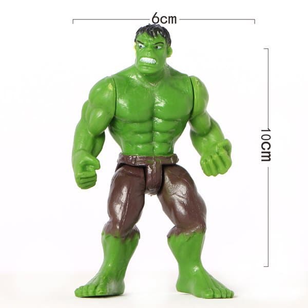 AVENGERS Superman, Batman, Hulken (6st /set) Superhjältar