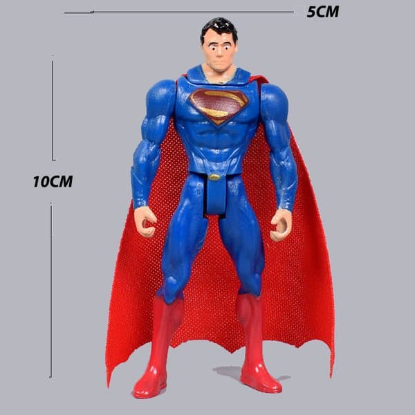 AVENGERS Superman, Batman, Hulken (6st /set) Superhjältar