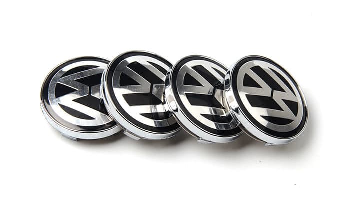 VW10 - 60MM 4-pack Centrumkåpor Volkswagen