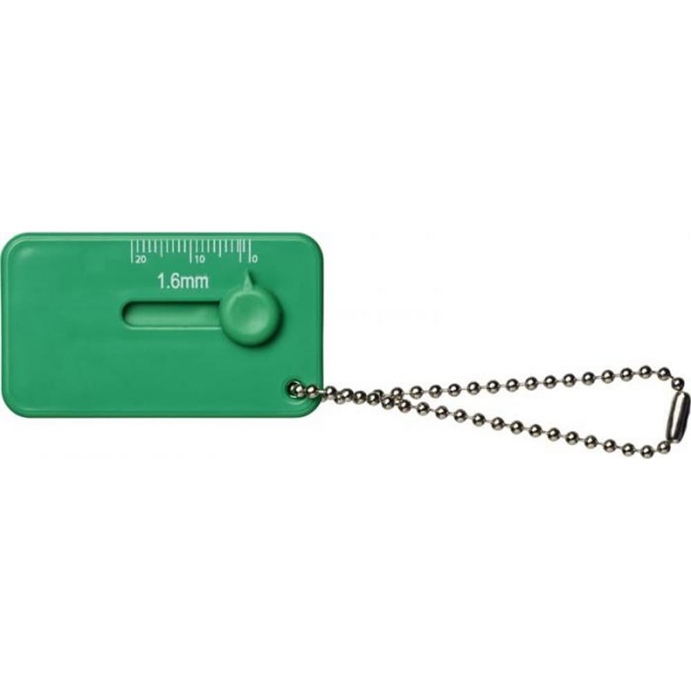 Bullet Kepi Tire Tread Check Keyring