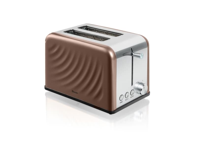 Toaster Swan COPPER ST19010TWN (810 W; brown color)