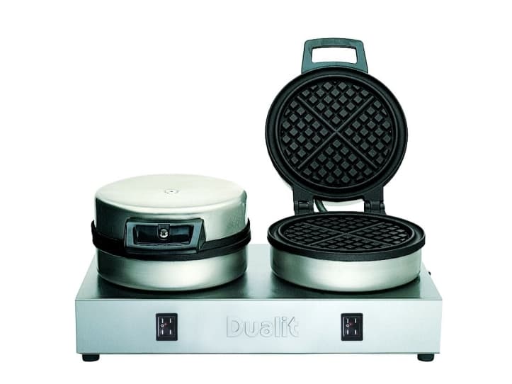 Våffeljärn DUALIT® - 1500 W - Rostfritt stål - non-stick