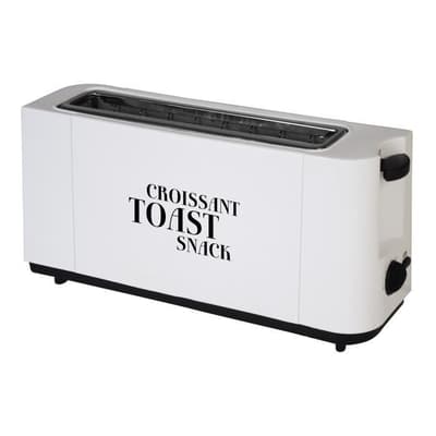 KALORIK TKGTO48W Brødrister - 900 W - Ekstra stor slot - Hvid