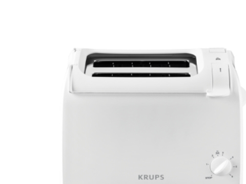 Bild av Krups ProAroma, 2 skivor, Vit, 700 W