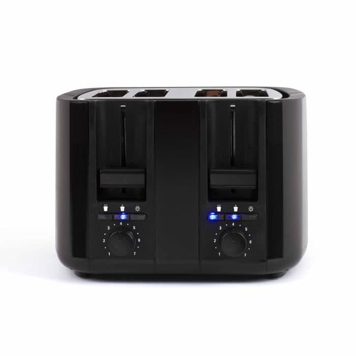 LIVOO DOD167N Brødrister - 4 slots - Sort