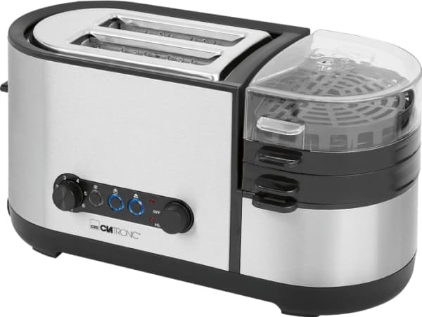 Clatronic TAM 3688, 2 skiver, Rustfritt stål, Rustfritt stål, 1250 W, 220 - 240 V, 50 - 60 Hz